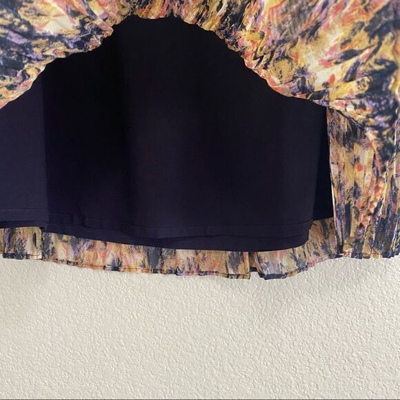 Broadway & Broome for J.Crew Size 8 Multi-Color Pleated Mini Skirt - Picture 5 of 11